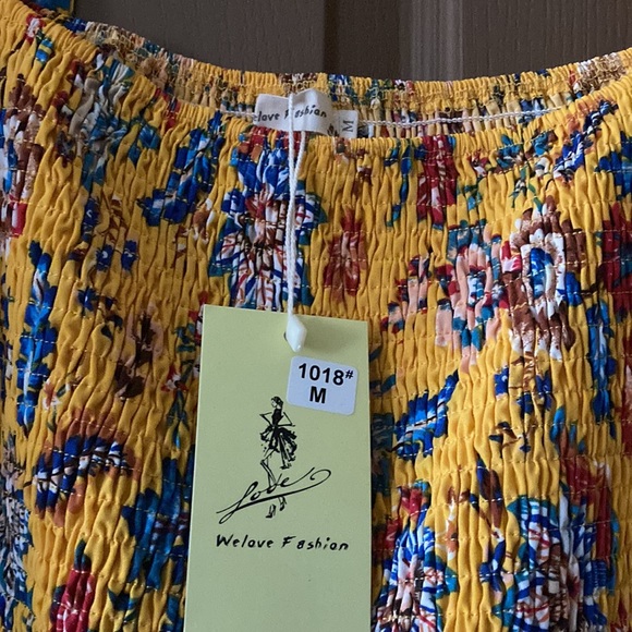 Welove Fashion Floral Wide Leg Jumpsuit/Romper NWT - Picture 3 of 4